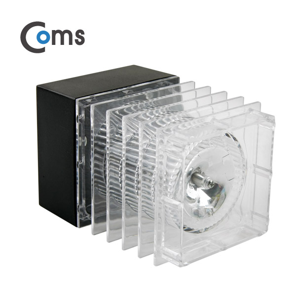 Coms 태양광 정원등/가든램프 (LED/White), Black / LED 램프