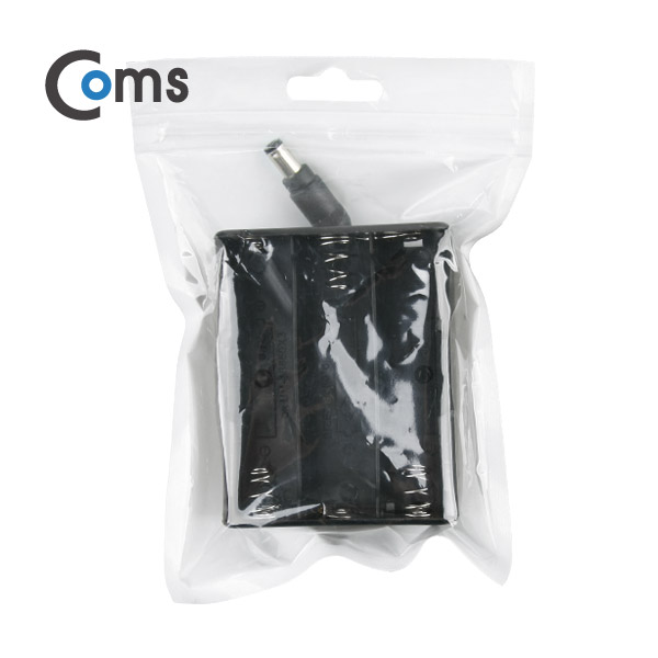 Coms 배터리 홀더(18650) 3구/DC 5.5(M) 100cm, Plug