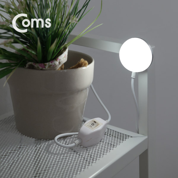 Coms USB LED 램프(전구형), 자석, ON/OFF 버튼