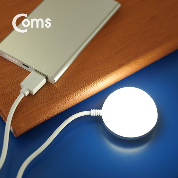 Coms USB LED 램프(전구형), 자석, ON/OFF 버튼