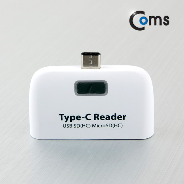 Coms USB 3.1 카드리더기(Type C) USB 1Port/SD/Micro SD