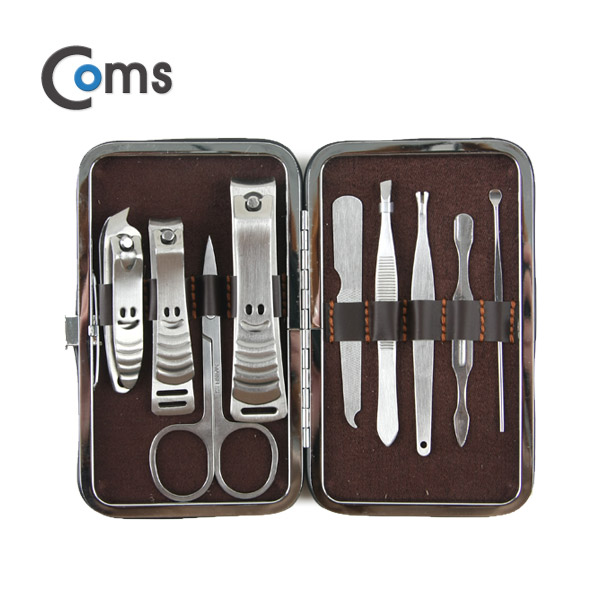 Coms 네일 도구 세트(사각 파우치)