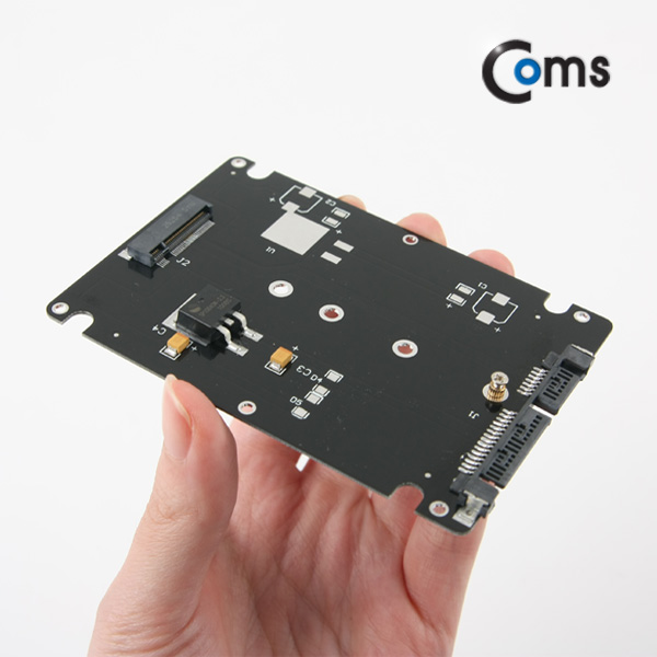 Coms SATA 컨버터(M.2 to SATA) 2.5형 케이스형 / 플라스틱 SATA7+15Pin