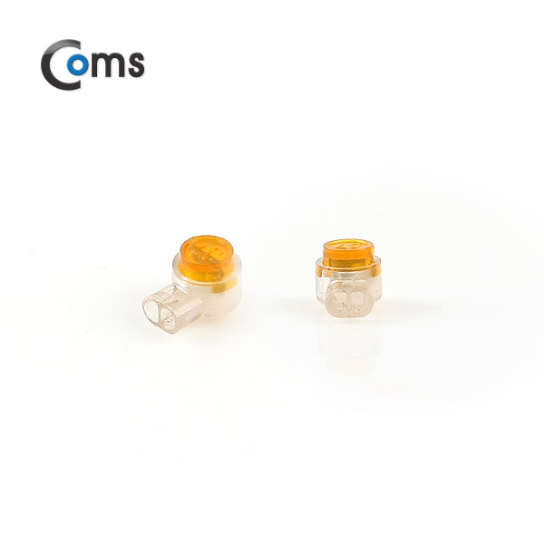 Coms 접속 단자 2핀 100EA(노랑)