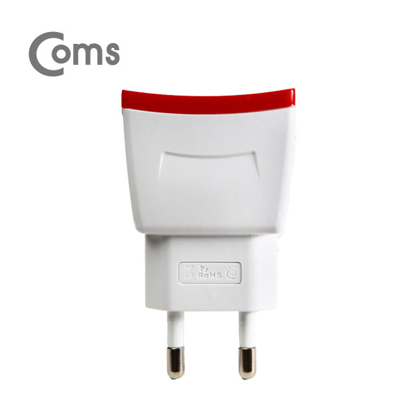 Coms G POWER 가정용 5V/1.2A 충전기 USB 1포트/화이트 / Micro5핀(1.2M) 케이블포함