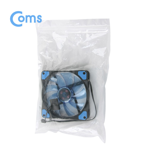 Coms 쿨러 케이스용 CASE (120mm) Blue / (Blue LED)