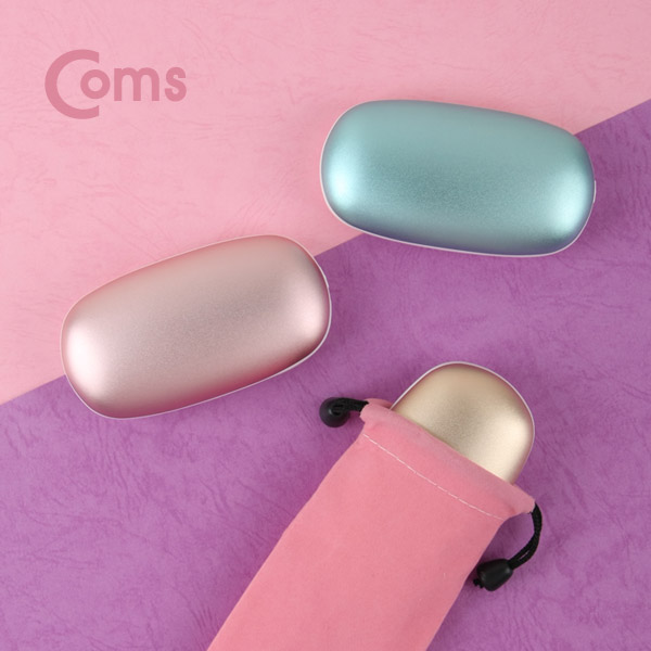 Coms USB 온열 핸드워머/손난로, Gold (18650 전용/배터리 미포함)