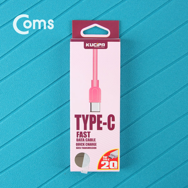 Coms USB 3.1 케이블 (Type C) USB 2.0 A(M)/C(M) 20cm, Black