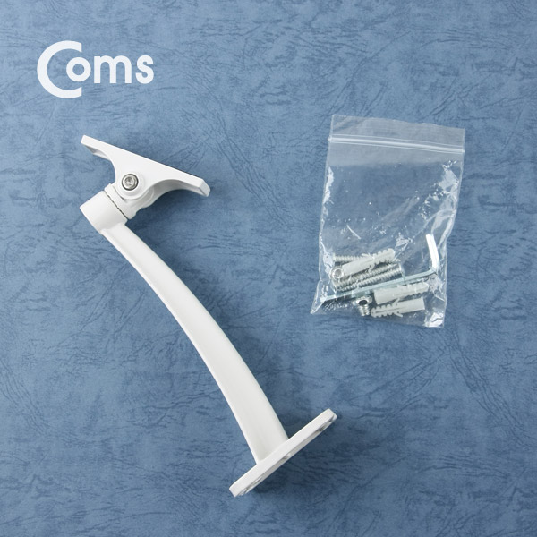 Coms CCTV용 거치대(White), Metal/1관절, 17cm/Arm형