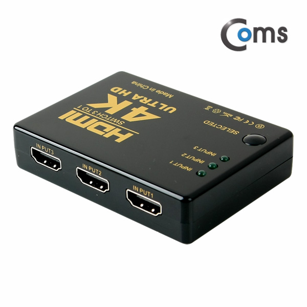 Coms HDMI 선택기(3:1), 4K (Ultra HD)
