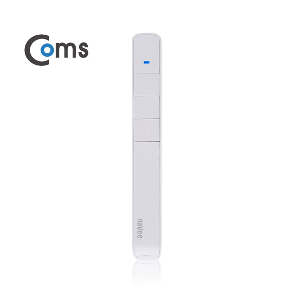 Coms 나비 무선 프리젠터 / 프레지 지원 / 레이저 포인터/ 화이트