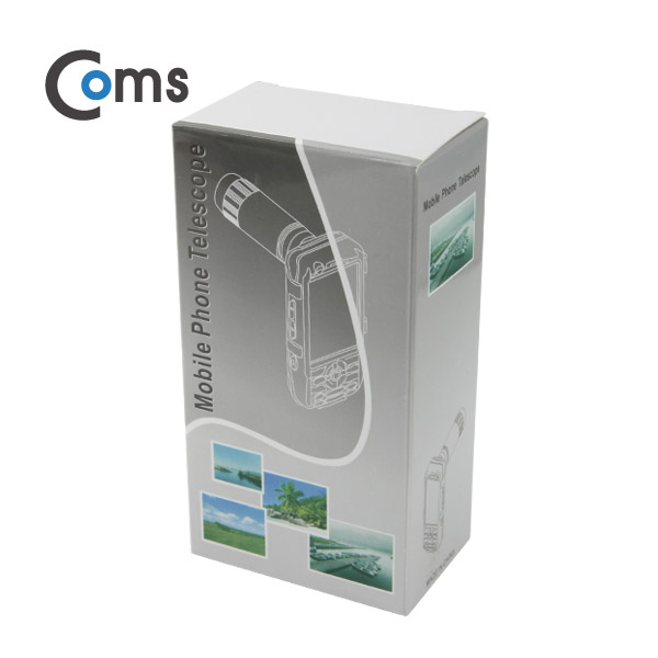Coms 스마트폰 카메라 확대경, 확대줌(8x) 클립 고정(만능)