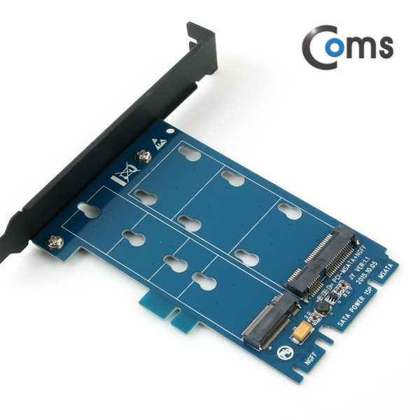 Coms SATA 변환 카드(mSATA+M.2), PC 브라켓