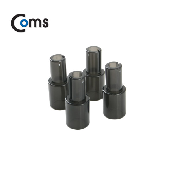 Coms-기둥2.5B (2.5cmx4ea/블랙) / 모니터 스탠드 높이조절-기둥