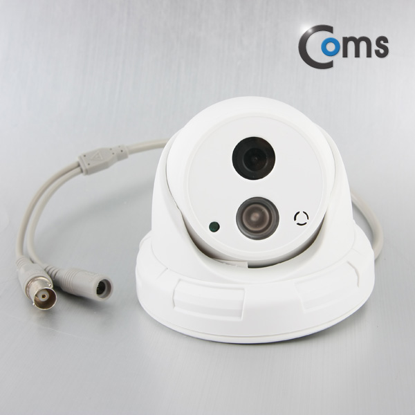 Coms CCTV 키트#3 4채널 패키지(DVR+실내용카메라*4EA+케이블)_AHD 1080P지원/200만화소