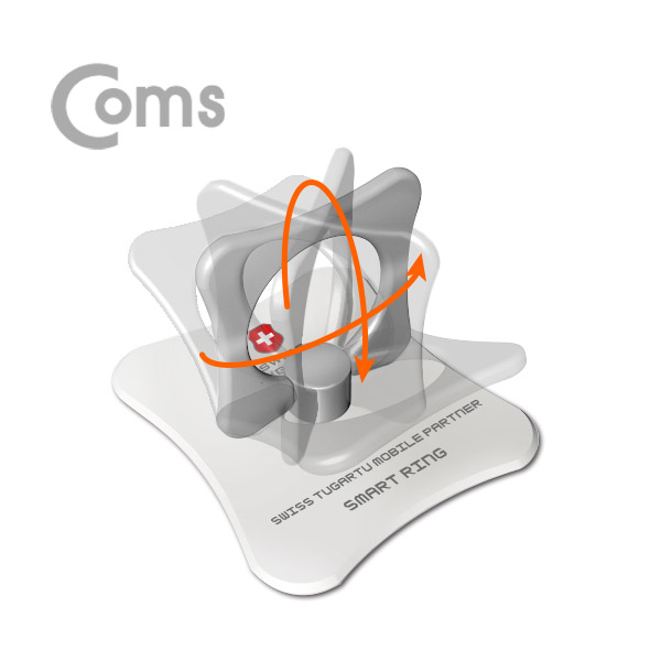 Coms 스위스 투가르투 스마트 링 / 블랙