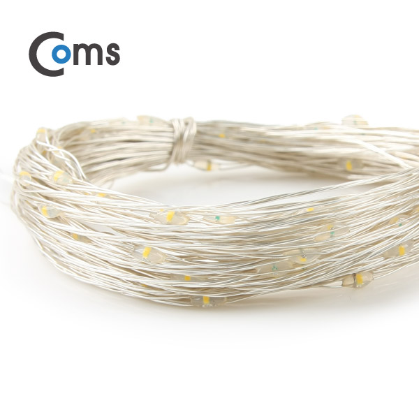 Coms USB LED 케이블 Red, 속도/밝기 조절 / 케이블길이 10M