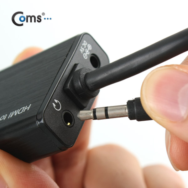 Coms HDMI 컨버터(Micro HDMI to VGA), 오디오 지원