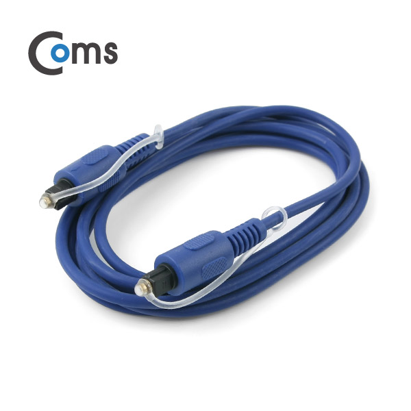 Coms 오디오광 Optical 케이블(4∮/각각) 2M, 고급/청색 (TT410BL-4mm)