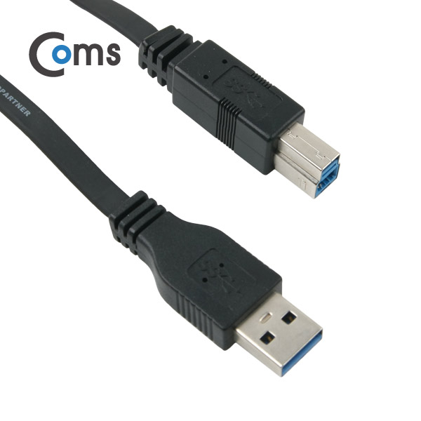 Coms USB 3.0 케이블(자동감김), WU04 - A(M)/B(M) 1.5M