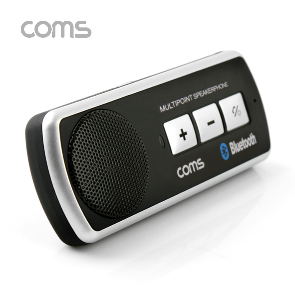 Coms 차량용 블루투스 핸즈프리 스피커(NFC기능/멀티페어링/블루투스3.0)