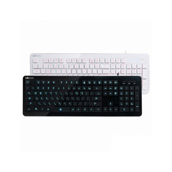 키보드 LG전자 (K-4000 WHITE) / 유선, USB, BLUE LED