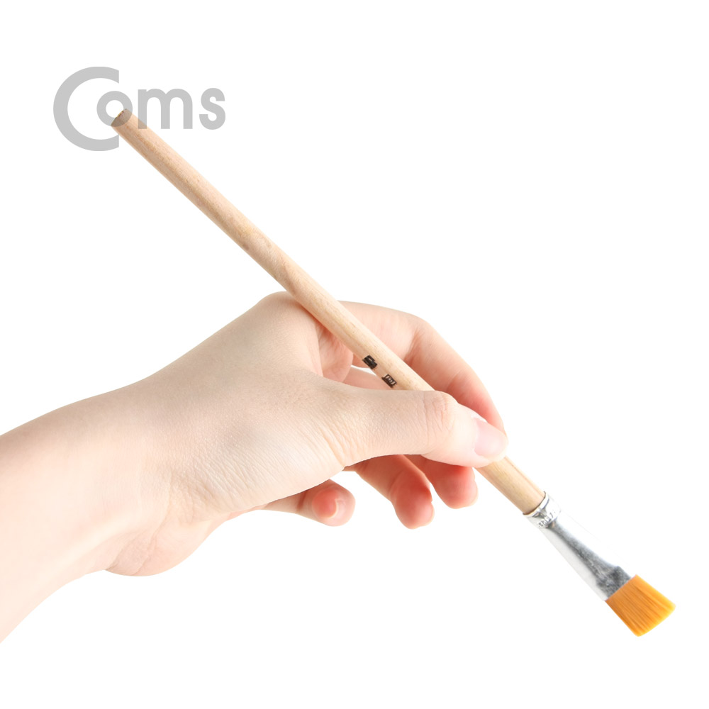 Coms 다용도 브러쉬(기판 청소용 솔), Brown - 1.5cm x 22cm