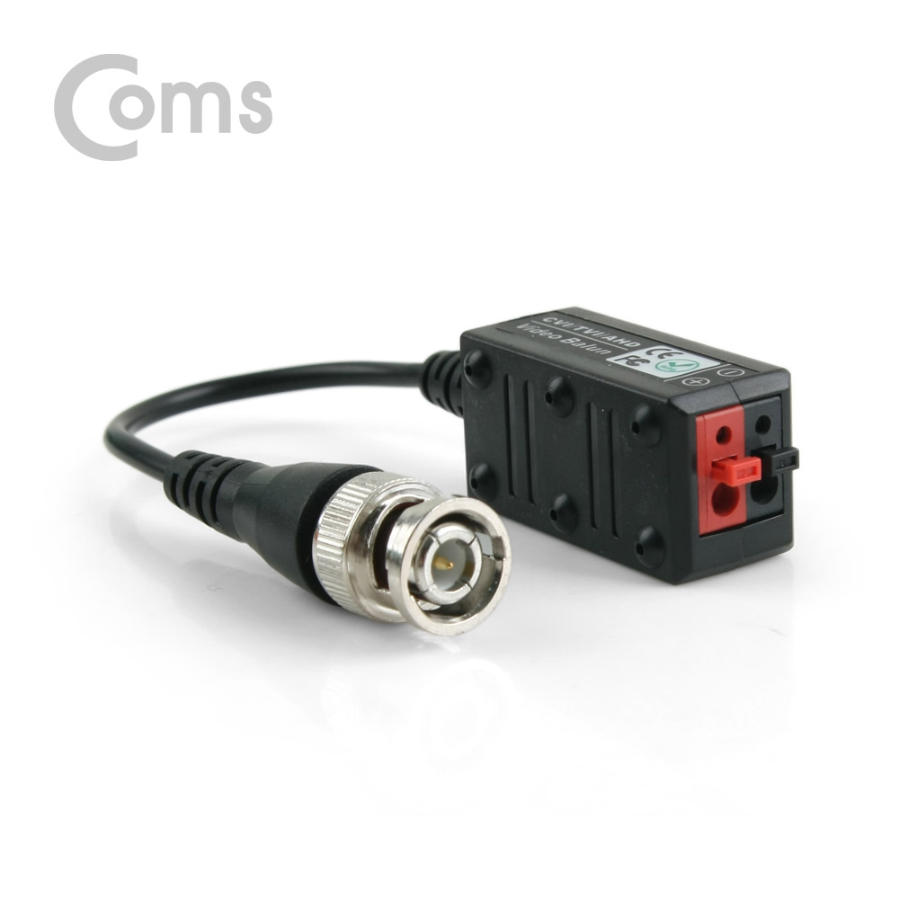 Coms BNC 리피터(Balun), CCTV 신호연장/사각 (UTP 푸시 타입, CVI/TVI/AHD)
