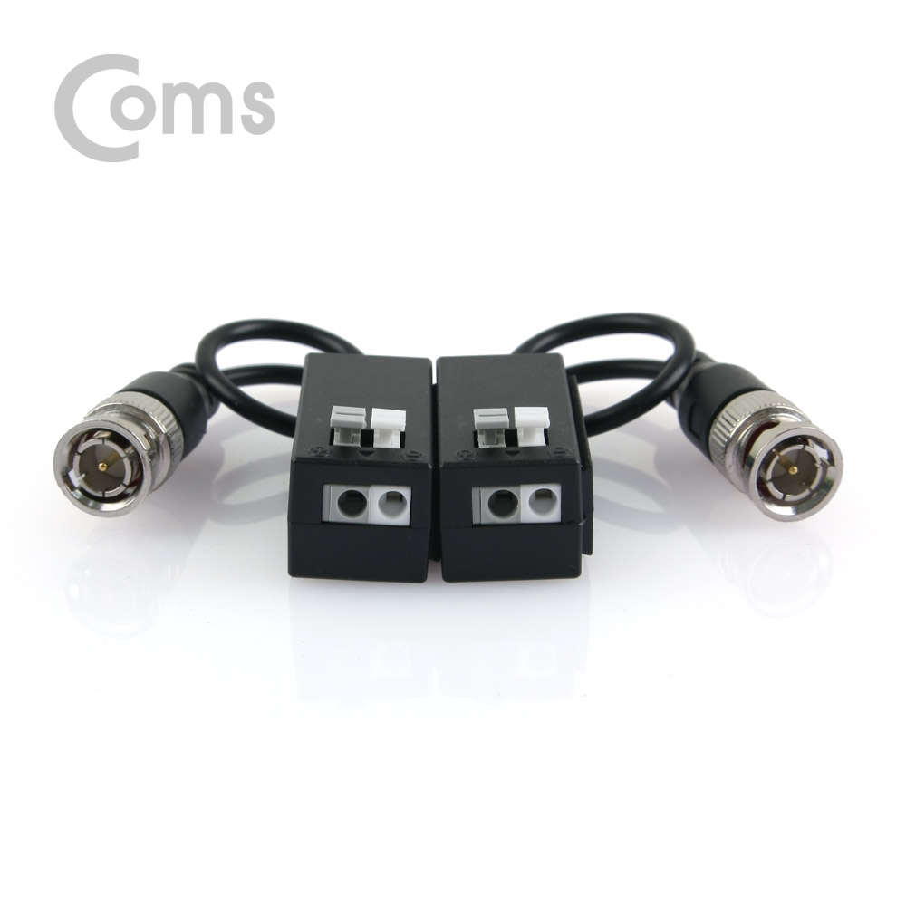 Coms BNC 리피터(Balun), CCTV 신호연장 (푸시 컨넥터, CVI/TVI/AHD)