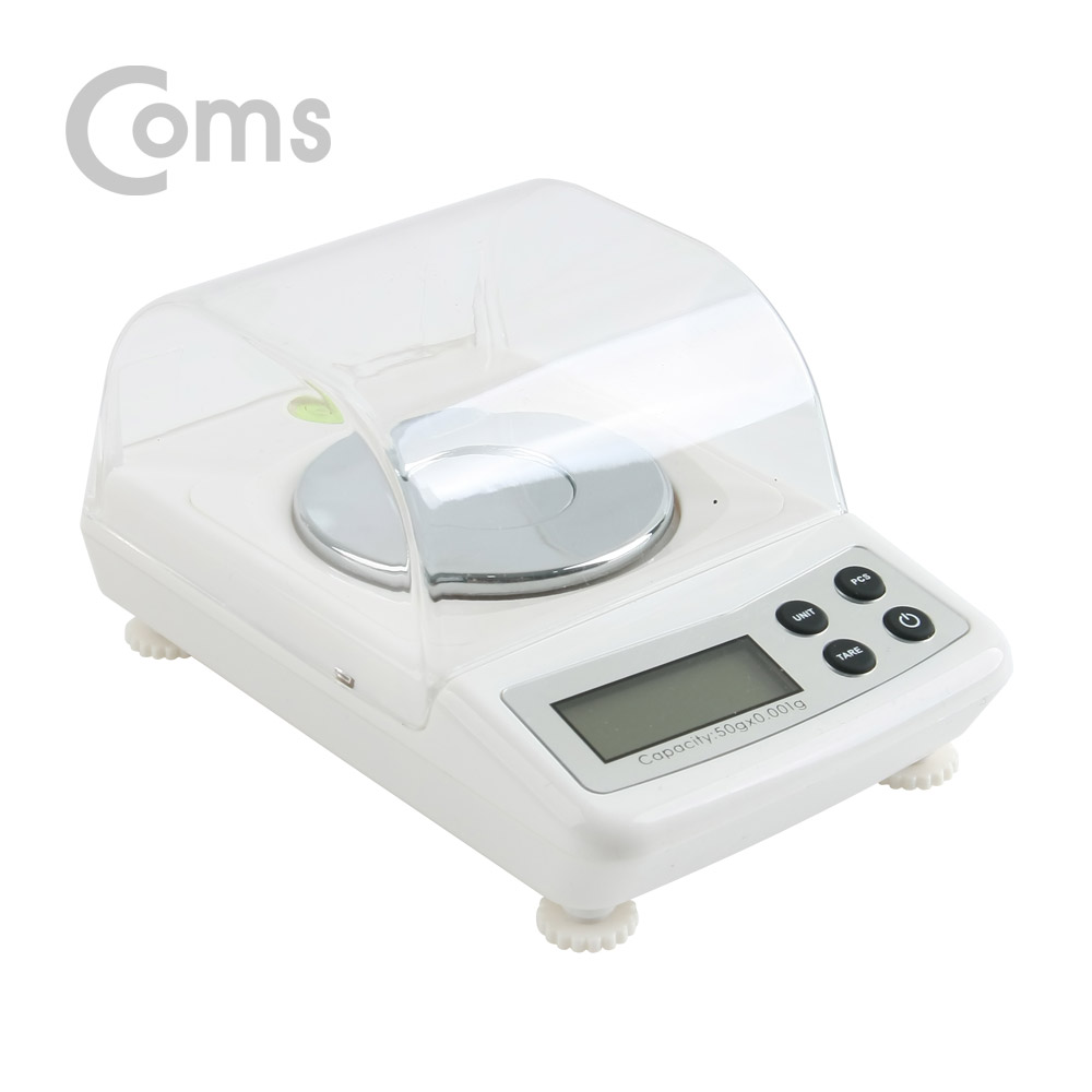 Coms 가정용 초정밀 저울 (간이 전자형) 0.001~ 최대 50g 측정