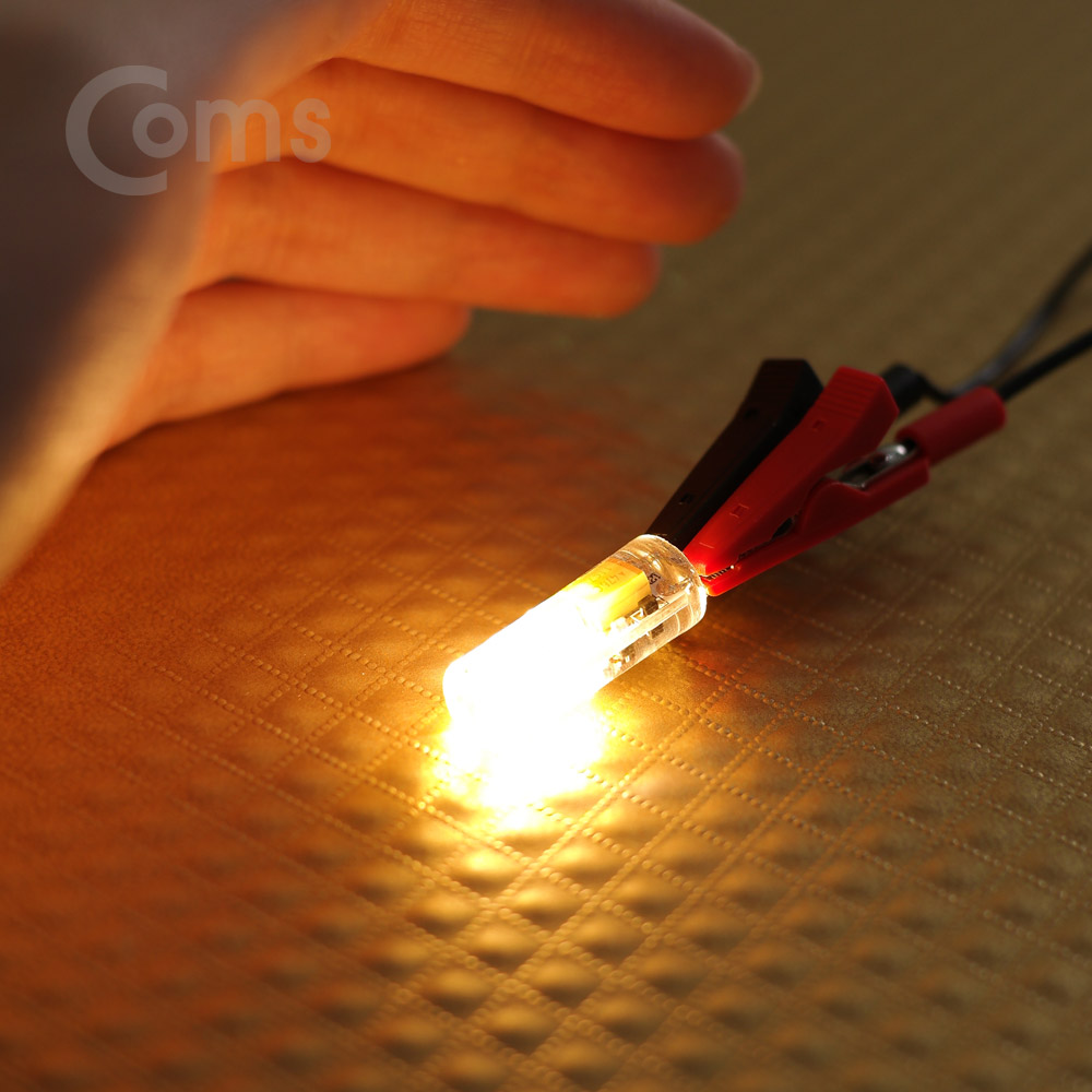 Coms LED 램프, 무극성 12V / 3W, 주황빛 LED