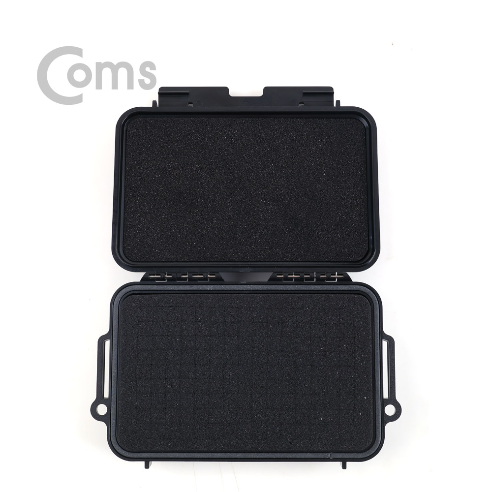 Coms 충격방지 하드 케이스(생활 방수)/Black - 215x135.5x52mm