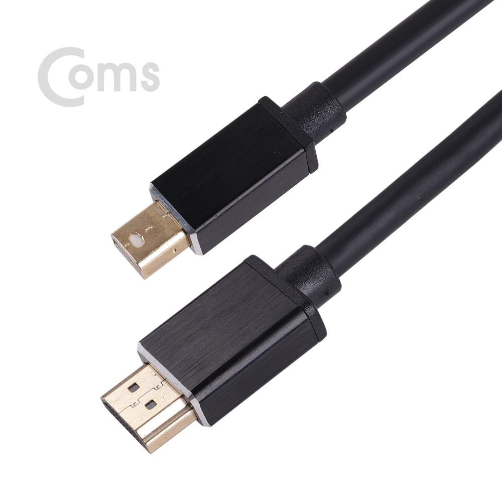 Coms Mini 디스플레이 포트 to HDMI 케이블 3M / Mini DP 1.2/HDMI 2.0
