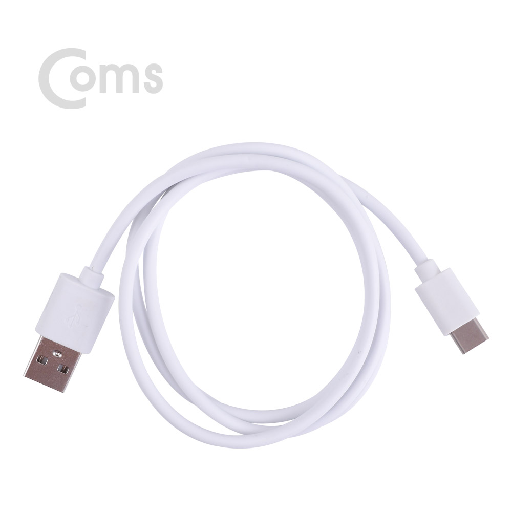 Coms USB 3.1 케이블 (Type C) USB 2.0 A(M)/C(M) - 1M/ White