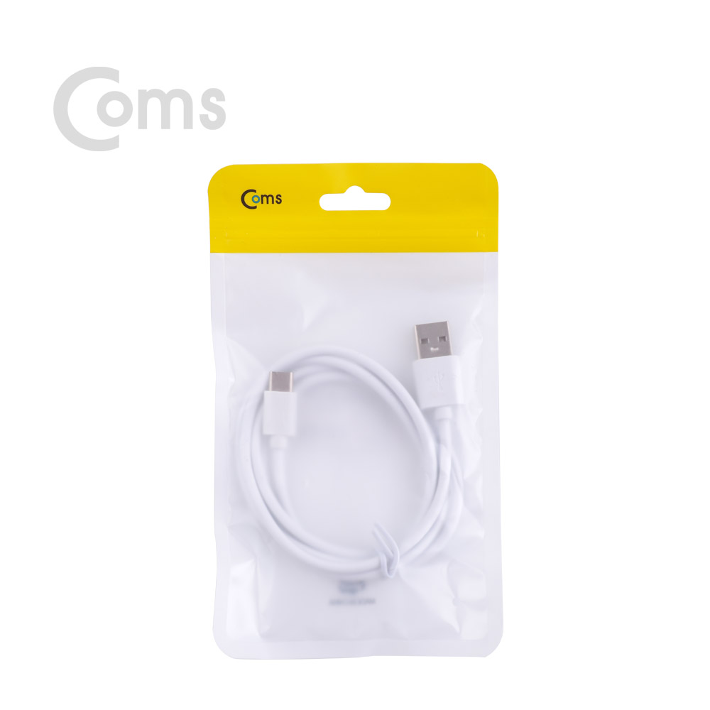 Coms USB 3.1 케이블 (Type C) USB 2.0 A(M)/C(M) - 1M/ White