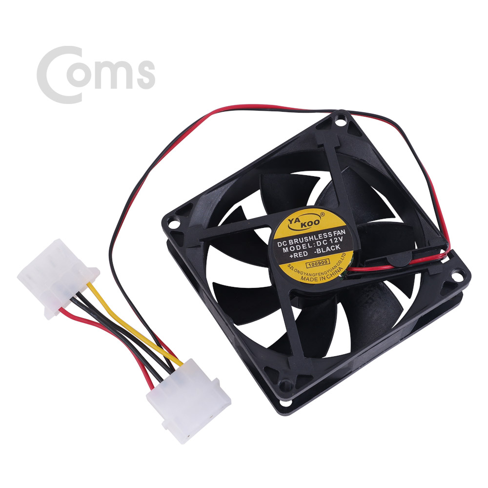 Coms 쿨러 80mm/4P, 12V