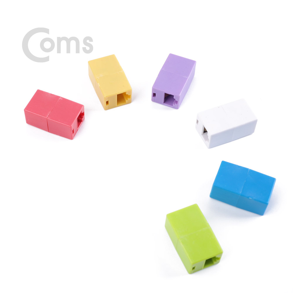 Coms 커플러(RJ45) I형 8P8C, 일반/벌크 Green
