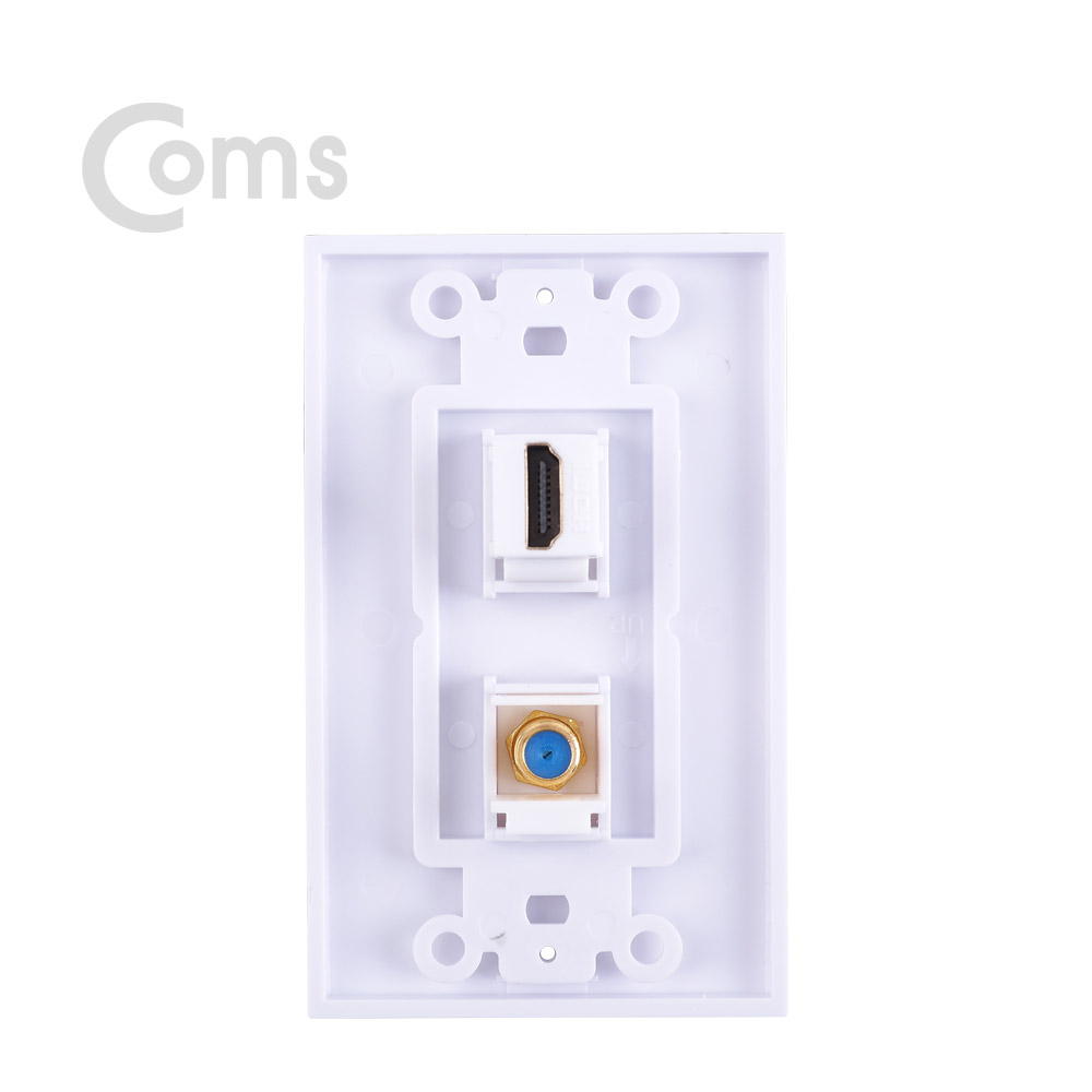 Coms HDMI 월 플레이트 (HDMI/RF) Plate Panel