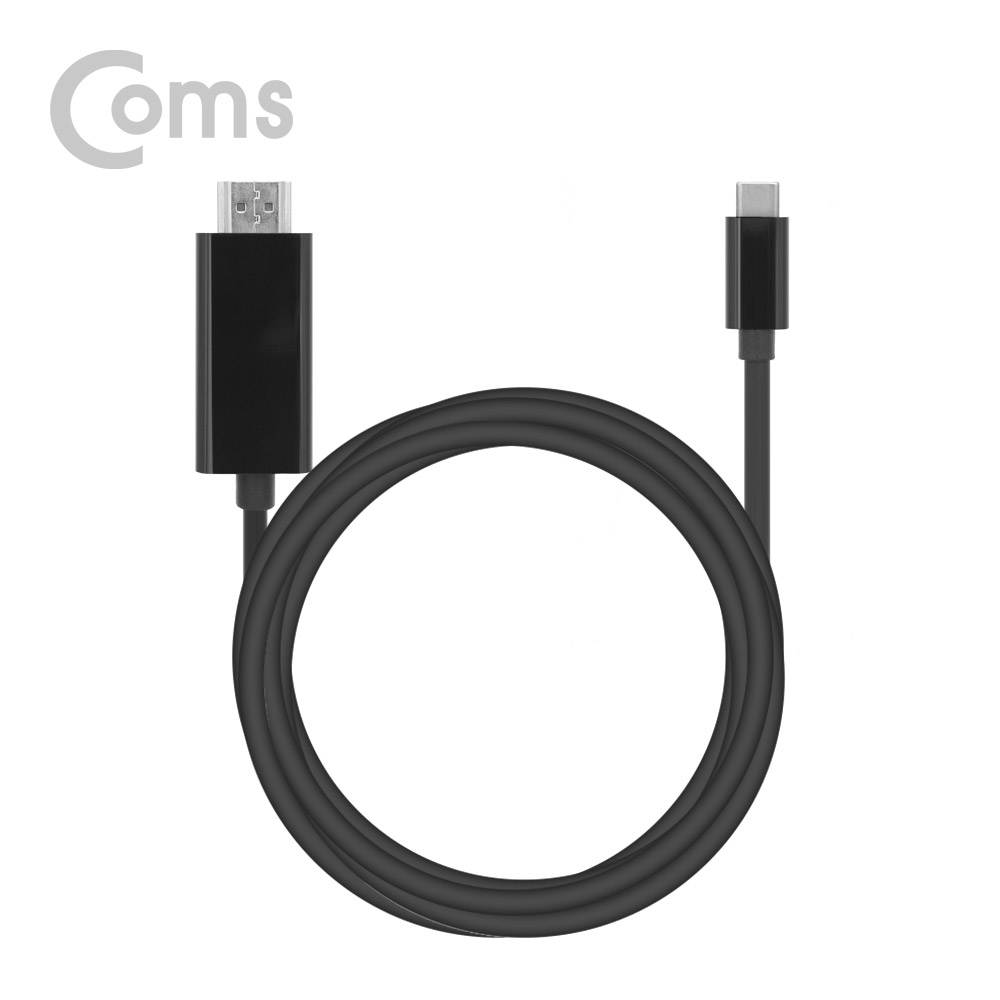 Coms USB 3.1 컨버터 케이블(M/M) 1.5M (Type C to HDMI 2.0 / 4K2K @60Hz)