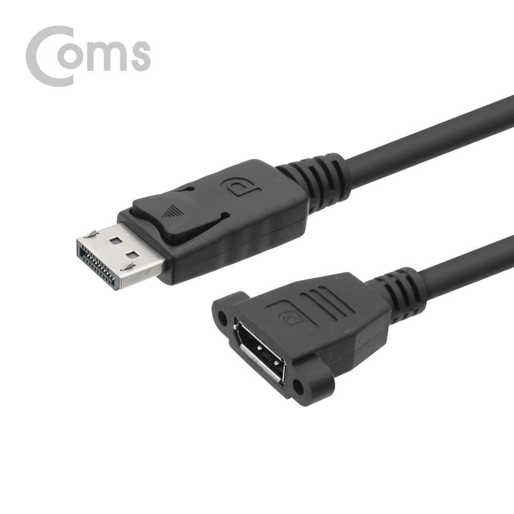 Coms 디스플레이 포트 젠더 연장(M/F), 포트형 30cm/DisplayPort