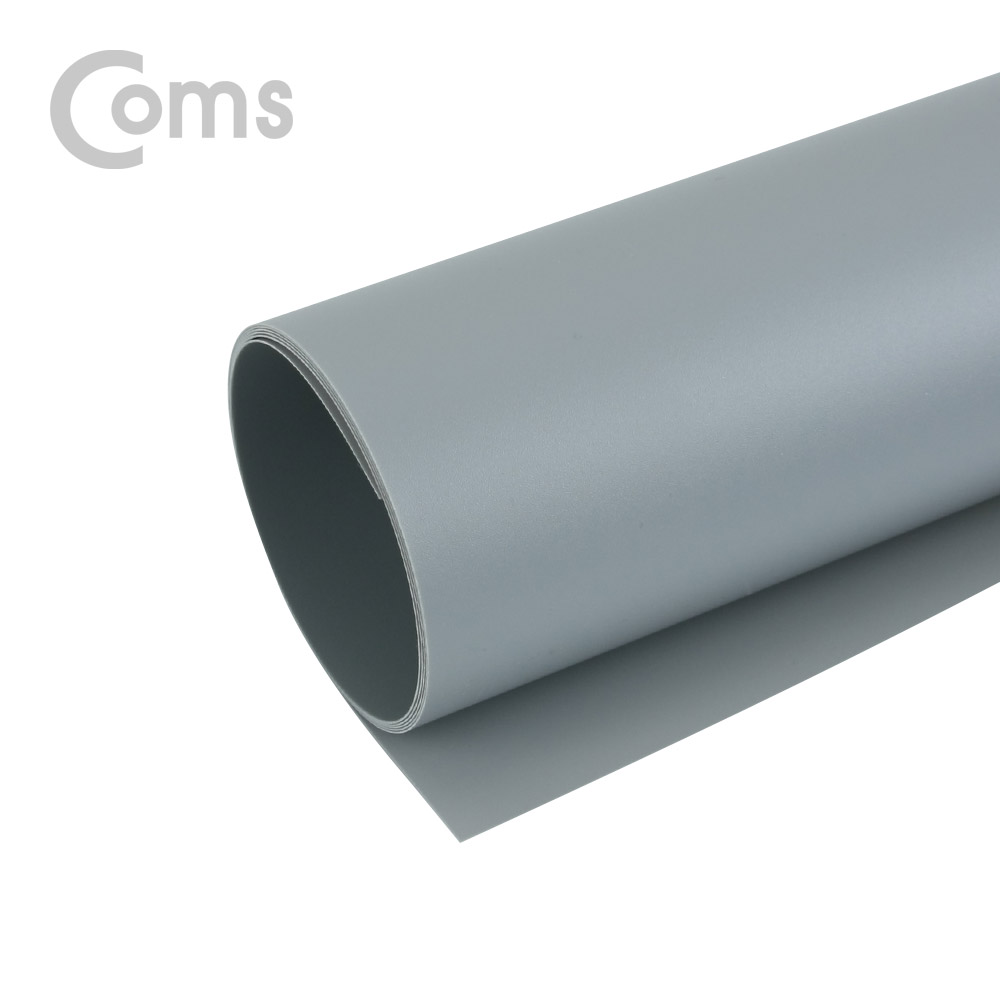 Coms 촬영 PVC 양면 무광 배경지 (60x115cm) Gray