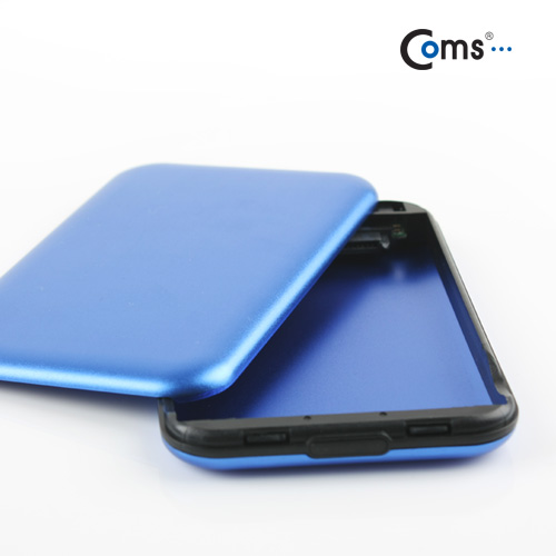 Coms USB 외장 케이스(SATA HDD) 2.5, USB 3.0/Blue
