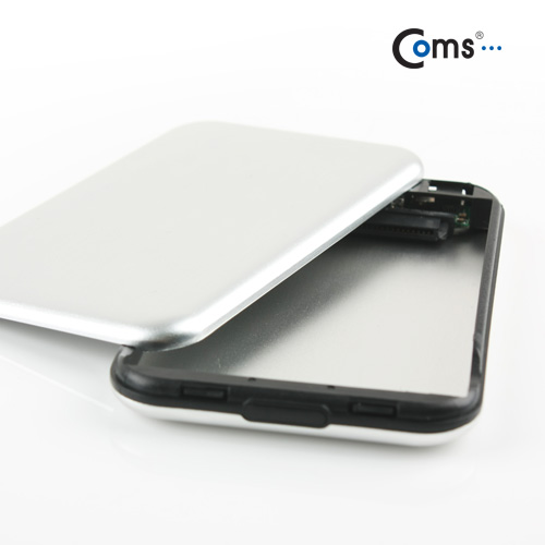 Coms USB 외장 케이스(SATA HDD) 2.5, USB 3.0/Silver