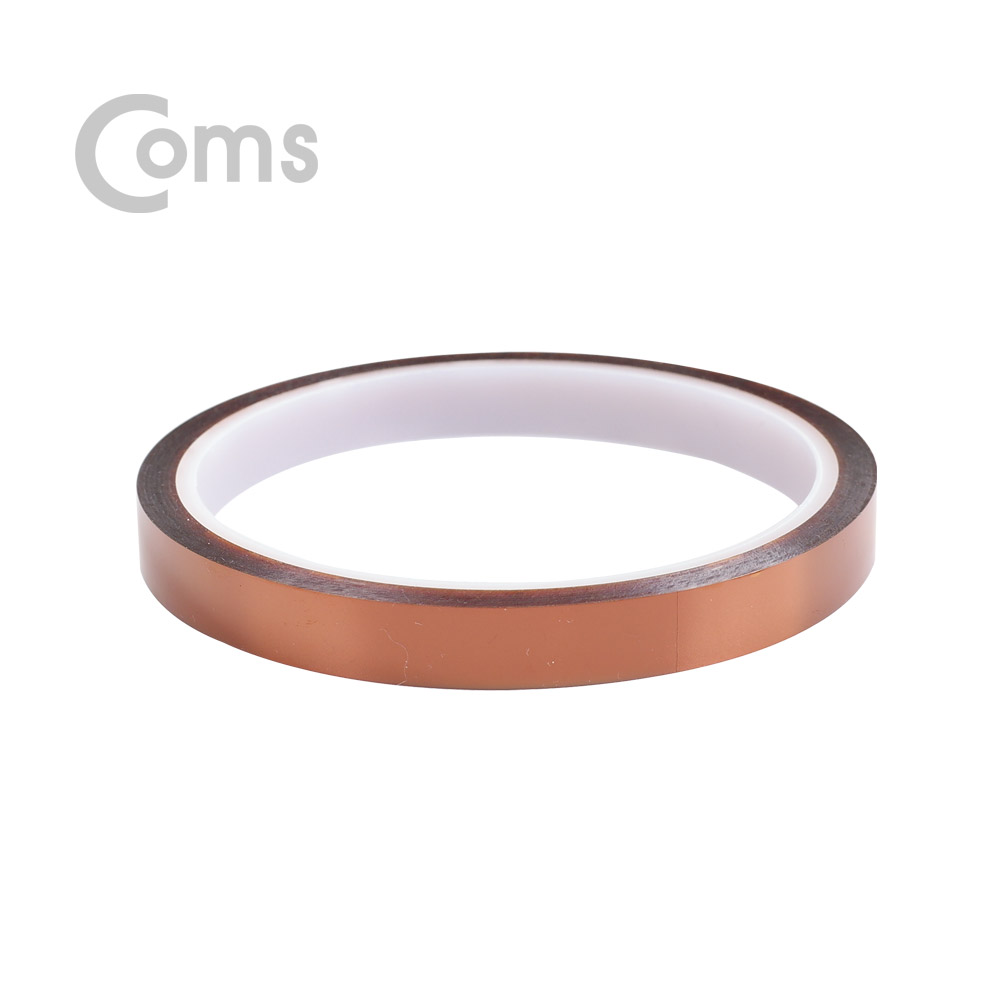 Coms 캡톤테이프 1cm / 폴리이미드 필름 / 고온 내열
