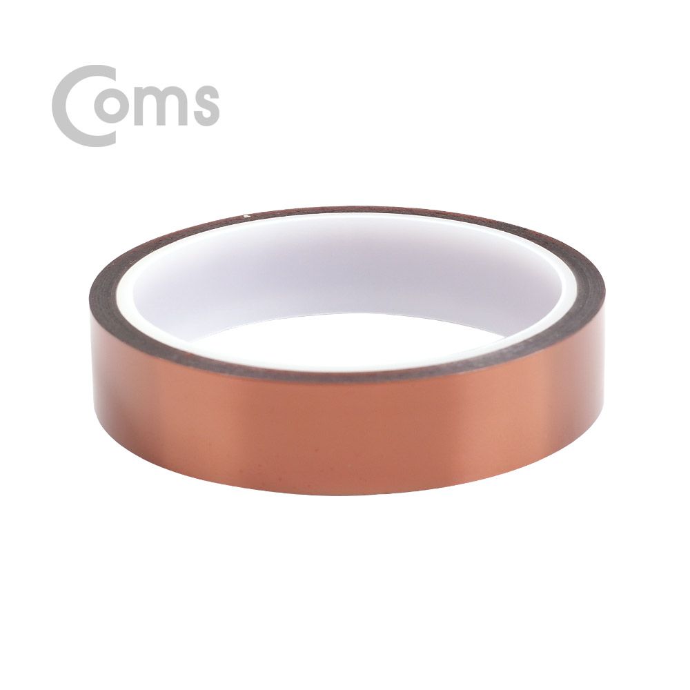 Coms 캡톤테이프 2cm / 폴리이미드 필름 / 고온 내열