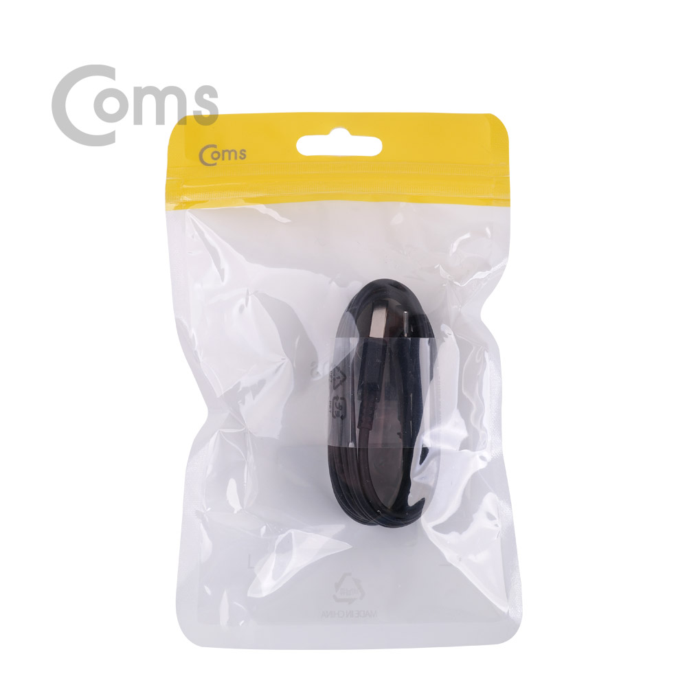 Coms USB 3.1(Type C) 케이블(USB), Black