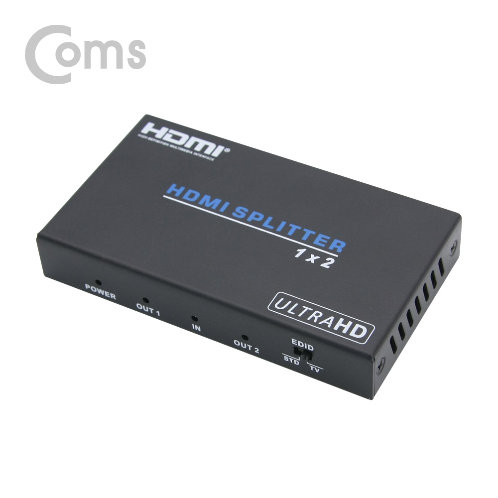 Coms HDMI 분배기(1:2) 2.0 지원 4K2K (60Hz), 18G