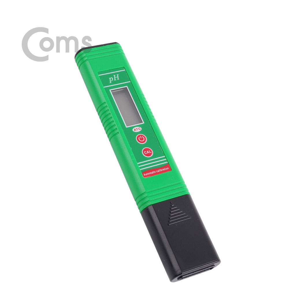 Coms PH 측정기/ 테스터기 / 산성, 알칼리 수치 측정 / 백라이트 LCD 내장
