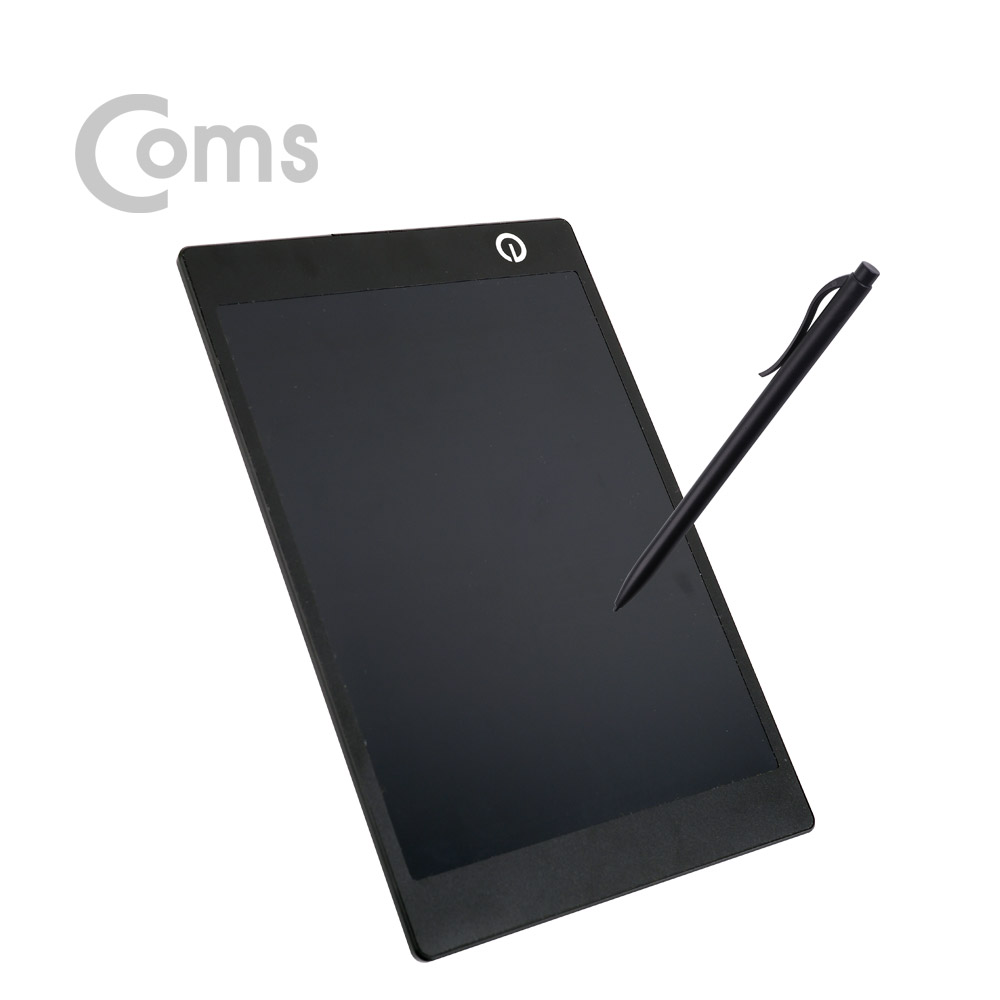 Coms 메모보드 / 전자노트 9.7형 LCD, Black