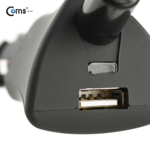 Coms 차량용 거치대, 시가잭 일체형/안드로이드폰, Micro B/USB 1P